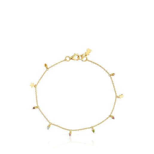 Pulsera de oro con gemas Virtual Garden