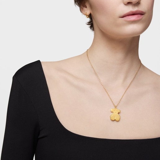 Gold Sweet Dolls Pendant Bear motif