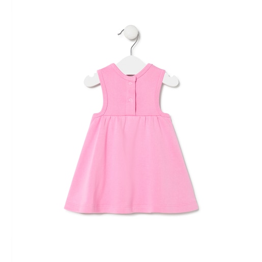 Vestido de bebé menina Classic cor-de-rosa