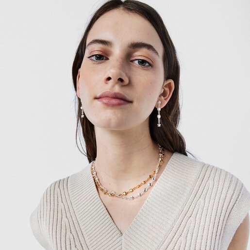 Серебряное колье Mini Icons