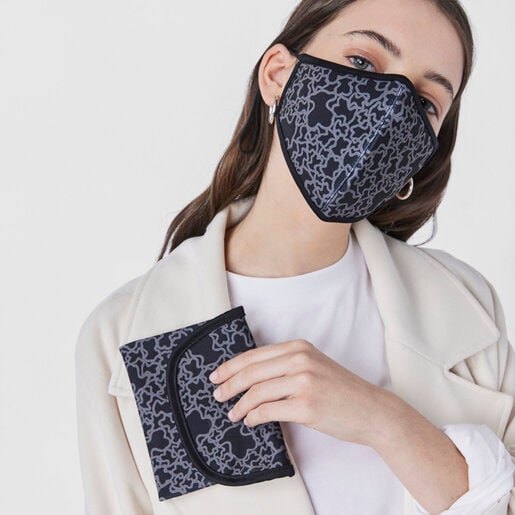 Masque Kaos Mini réutilisable noir avec étui