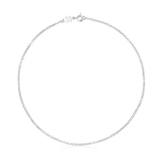 Silver mix curbed Choker. 35cm. TOUS Chain | TOUS