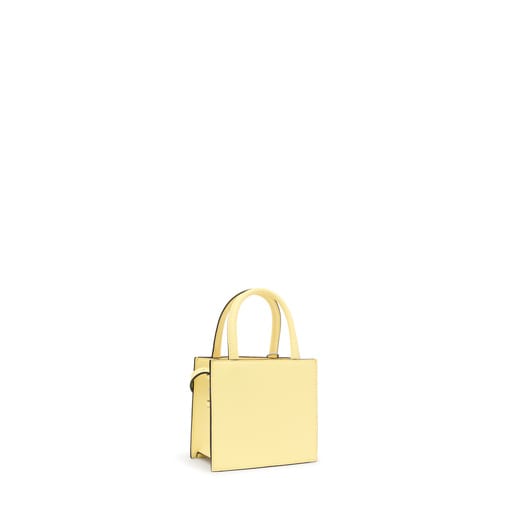 Sac cube jaune clair mini TOUS Brenda