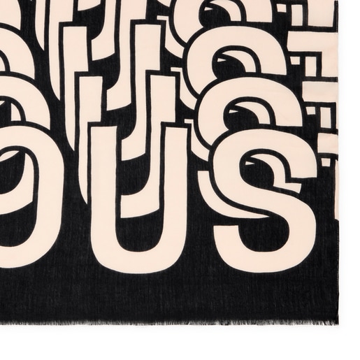 Black and white modal TOUS Vera Foulard