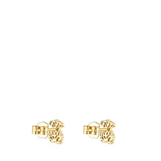 TOUS Gold Oceaan bear Earrings | Westland Mall