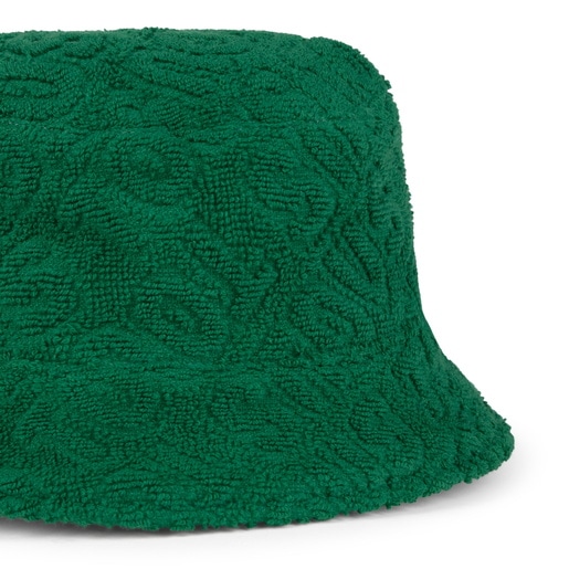 Gorra de platja Logo verd