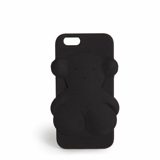 Funda de móvil iPhone 6 Rubber Bear en color negro