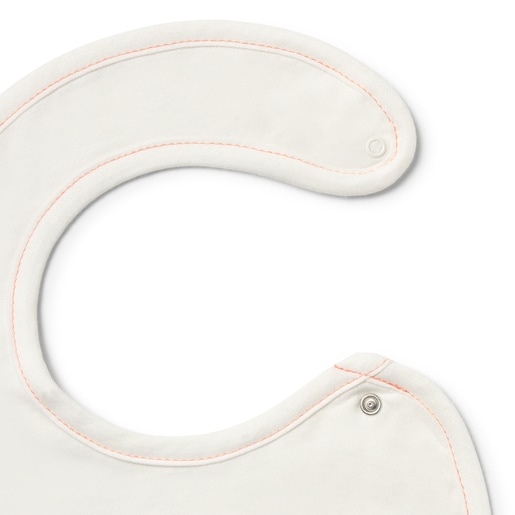 Pack of baby bibs in DailyK ecru