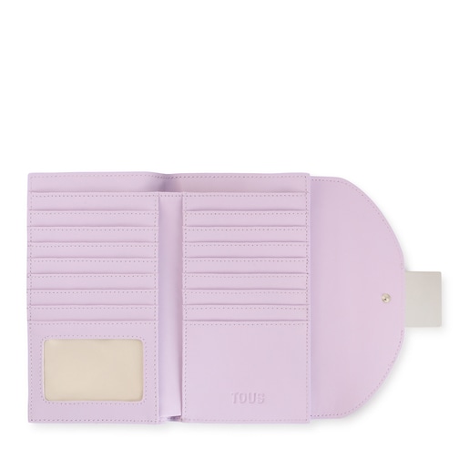 Mauve Kaos Pix Flap Wallet