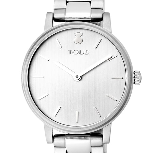 Steel Rond Straight Watch