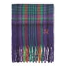 Purple TOUS Olympe Check Scarf