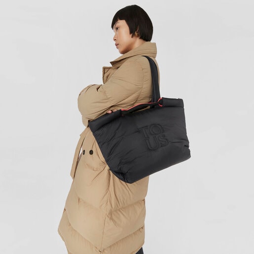 תיק סל TOUS Balloon Soft גדול בצבע שחור