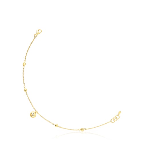 Gold Magic Nature Bracelet with diamonds | TOUS
