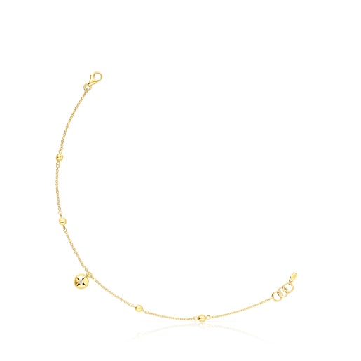 Gold Magic Nature Bracelet with diamonds