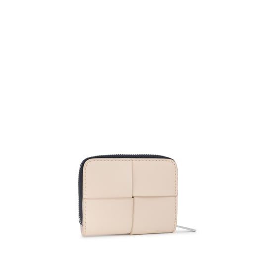 Medium beige and mauve TOUS Damas Change purse