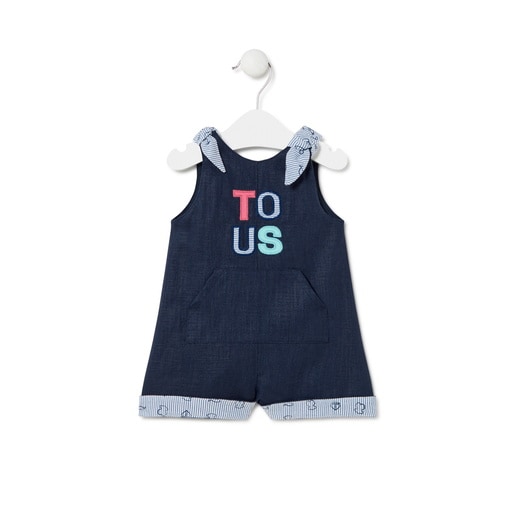 Romper in Boat navy blue