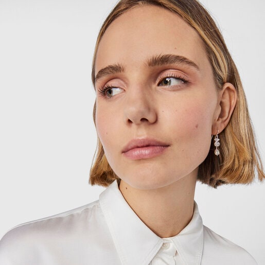 Серебряные серги Oceaan с жемчугом