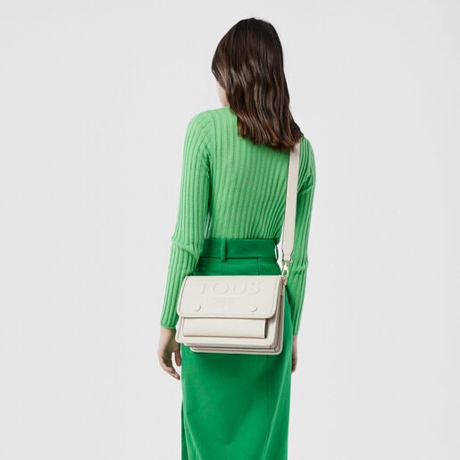 Bandolera mediana Audree T POP beige