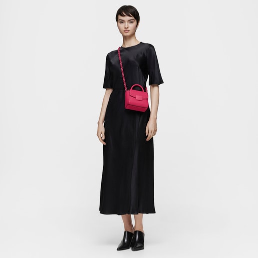 Fuchsia-colored Crossbody minibag TOUS Lucia