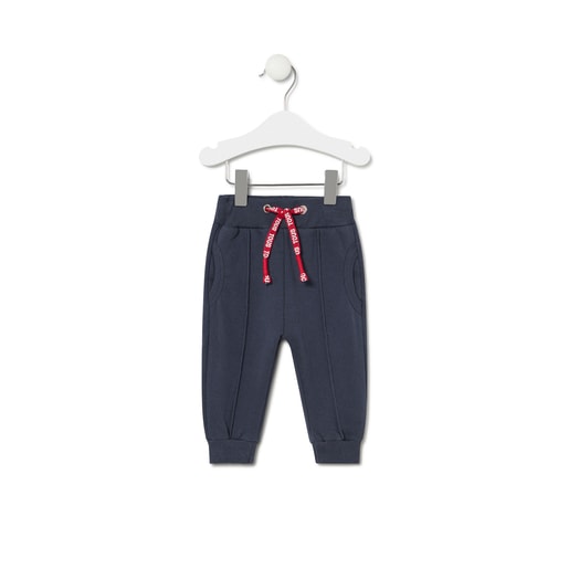 Plain navy cheap blue jogging bottoms