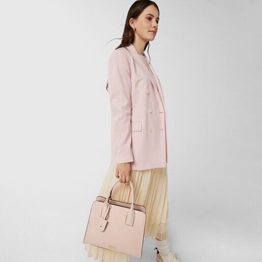 Bolsa city mediano Tous Essential rosa
