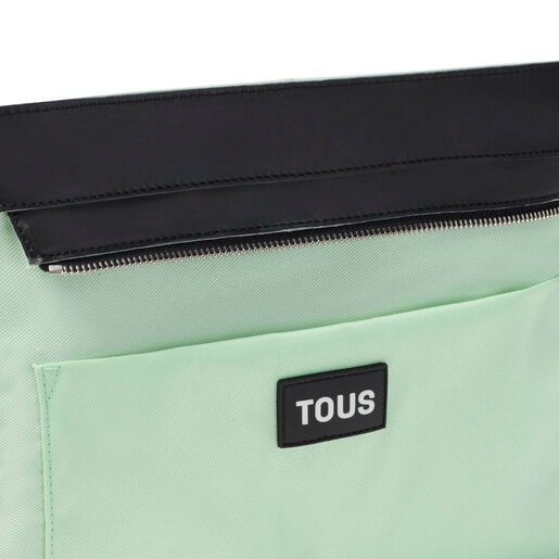 Black leather City bag TOUS Candy