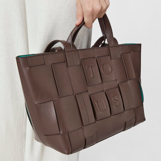Коричневая сумка-тоут TOUS Damas