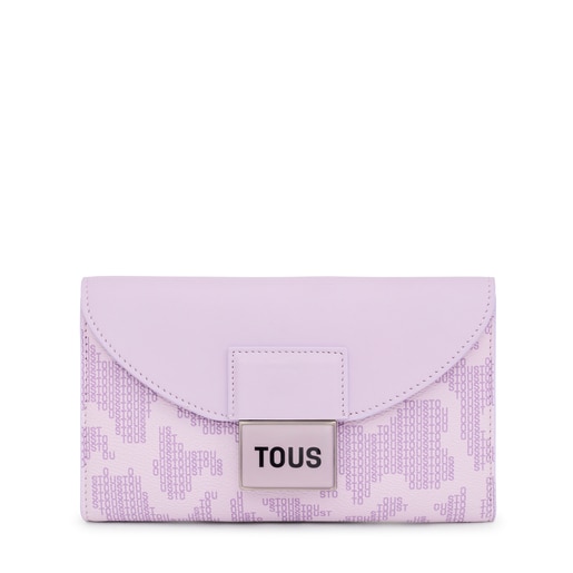 Mauve Kaos Pix Flap Wallet | TOUS