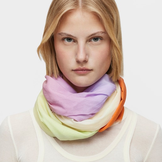 Orange-colored Foulard TOUS Ombré