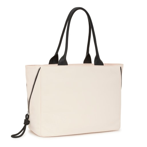 Large beige Shopping bag TOUS Roomy