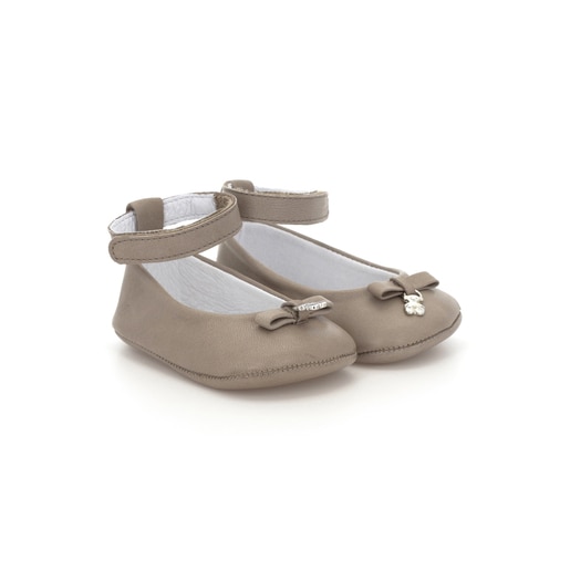 Mini Walk Nature ballet shoes in brown