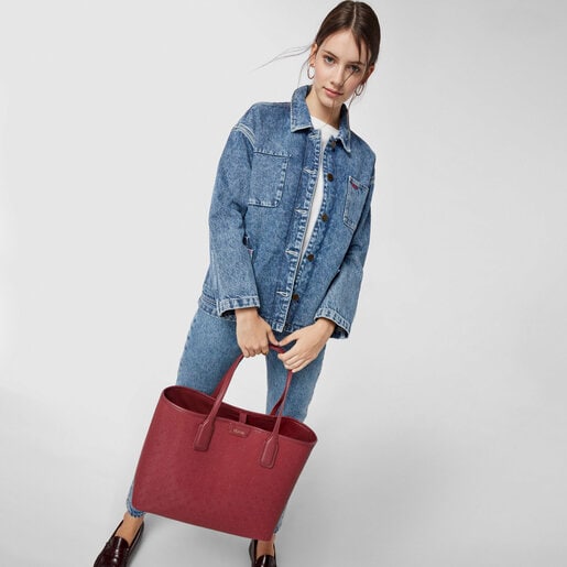 Capazo grande Script Day burdeos