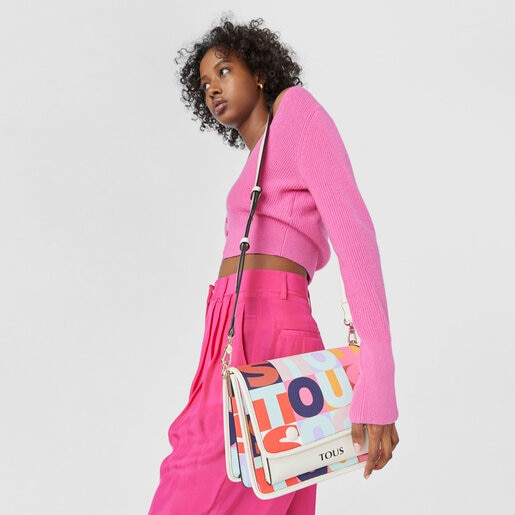 Bandolera mediana Audree beige TOUS Mimic