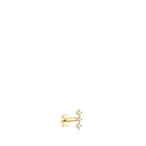 Piercing de orelha tira em ouro e diamantes Les Classiques