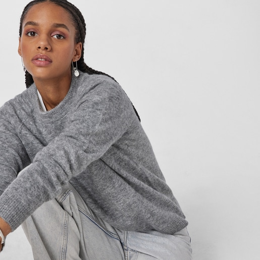 עגילי Nenufar עשויים כסף בשילוב פנינה