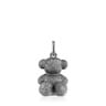 Pendente a orsetto medio in Dark Silver diamantato Bold Bear