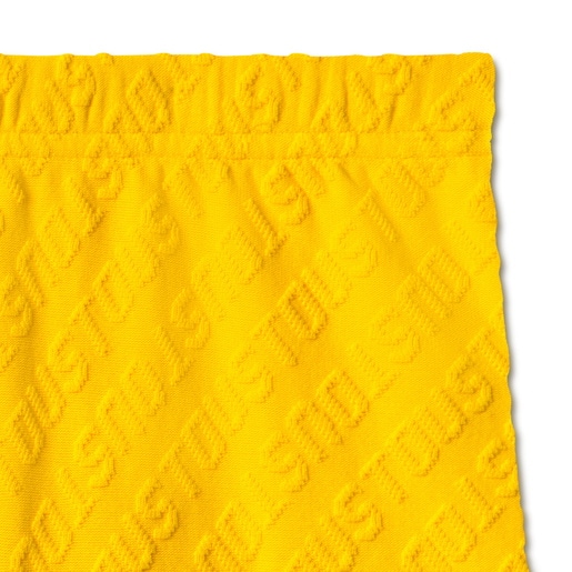 Bañador bóxer de niño Logo amarillo