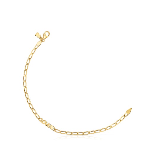 TOUS Crossword Love Bracelet with heart | TOUS