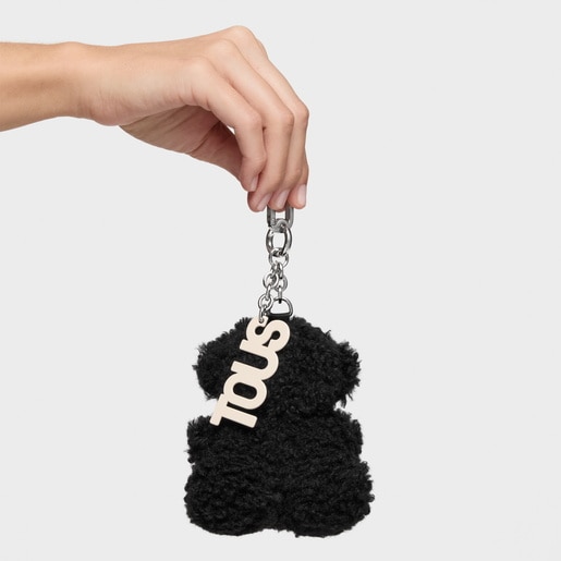 Black key ring Bold Bear Fleece