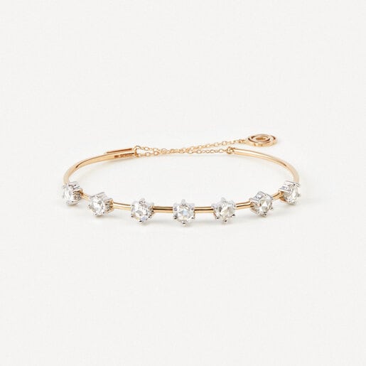 Bracelet in gold and white gold with diamonds TOUS ATELIER