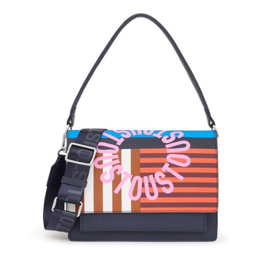 Borsa a tracolla blu navy media Audree TOUS Hanna