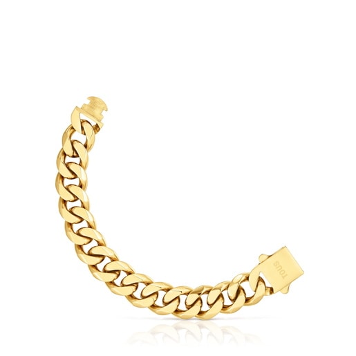 Gold-colored steel curb chain Bracelet TOUS Basics