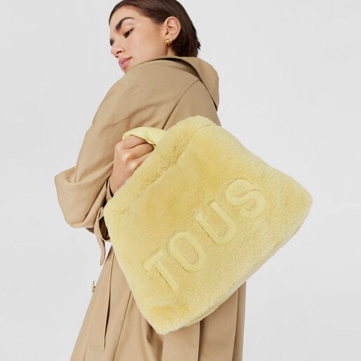 Medium yellow TOUS Cloud Warm One-shoulder bag