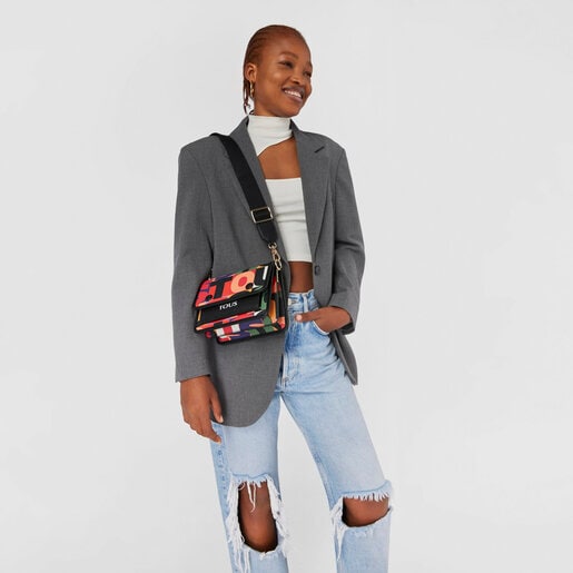 Small black TOUS Mimic Audree Crossbody Bag