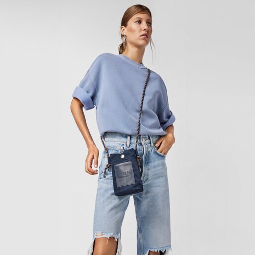 bolso azul marino tous