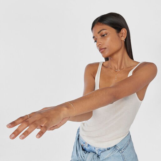 Pulsera de oro y diamantes TOUS Beach