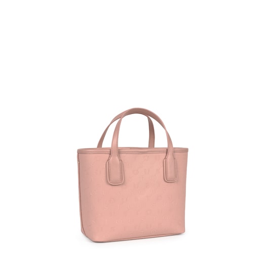 Capazo pequeño Script Day rosa