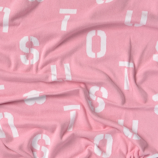 Reversible baby blanket in Nilo pink