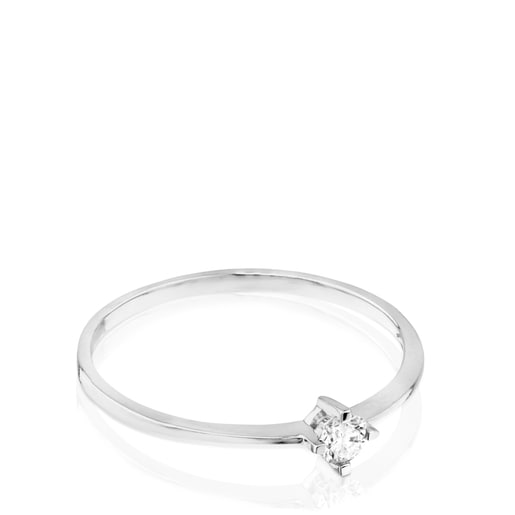 White Gold TOUS Brillants Ring with Diamond