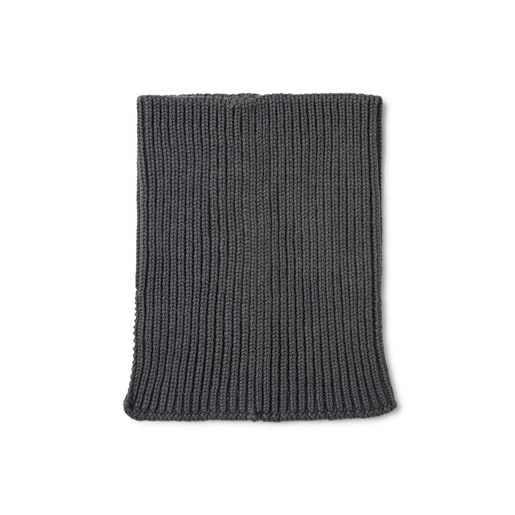 Baby neck warmer in Tricot grey